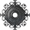 Ekena Millwork Orleans Ceiling Medallion (Fits Canopies up to 8 1/4"), 38 3/8"OD x 6 5/8"ID x 2 7/8"P, Pewter CM38OLPES - alternate 1